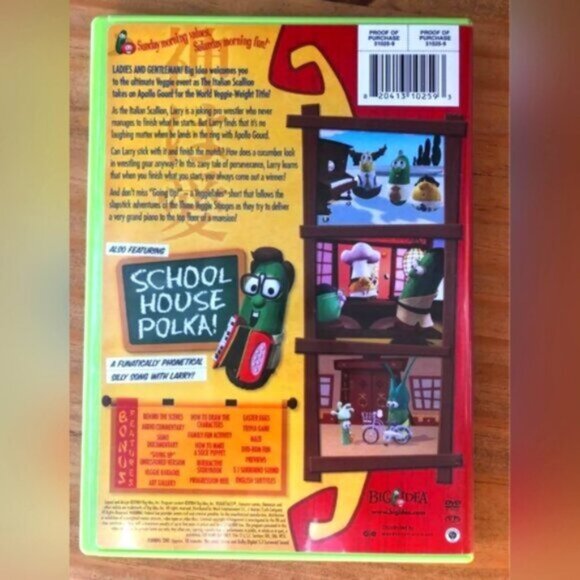 Veggie Tales Sumo of the Opera Kids DVD Movie - Picture 2 of 4